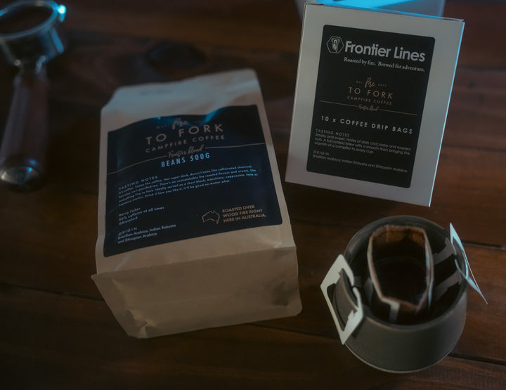Fire to Fork Campfire Coffee - Pour Over Coffee Bags - 10 Pack